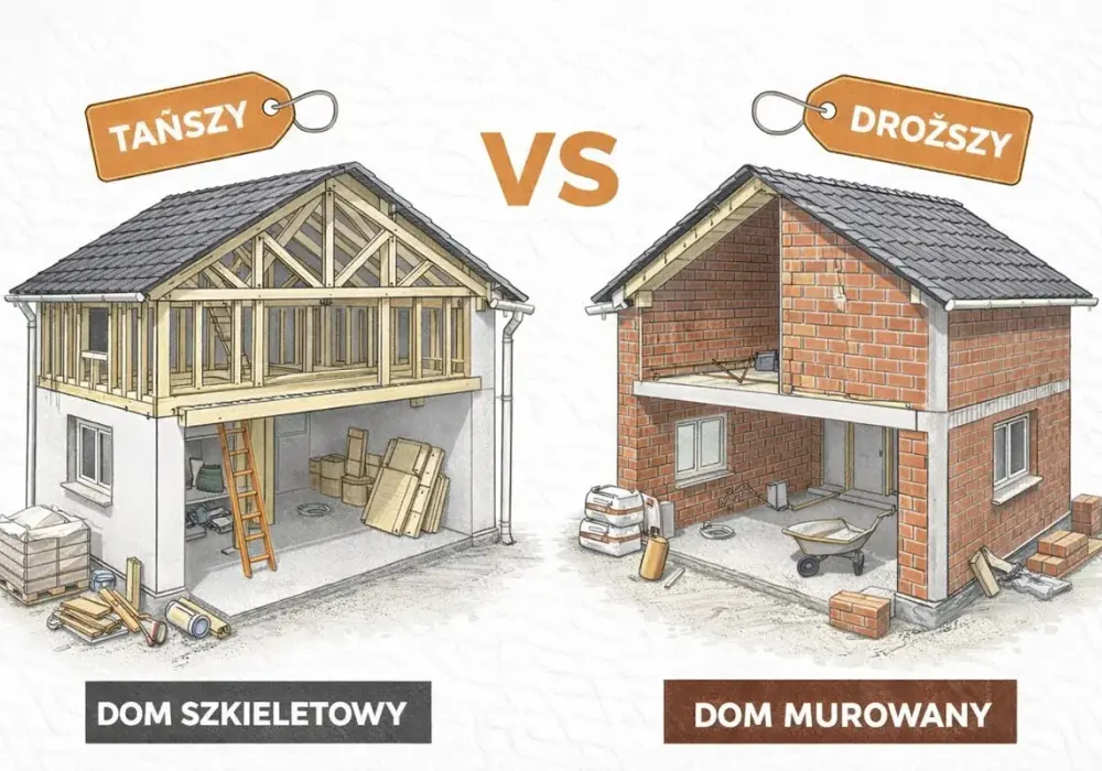 Materiały do budowy domu - Murowany czy szkieletowy?